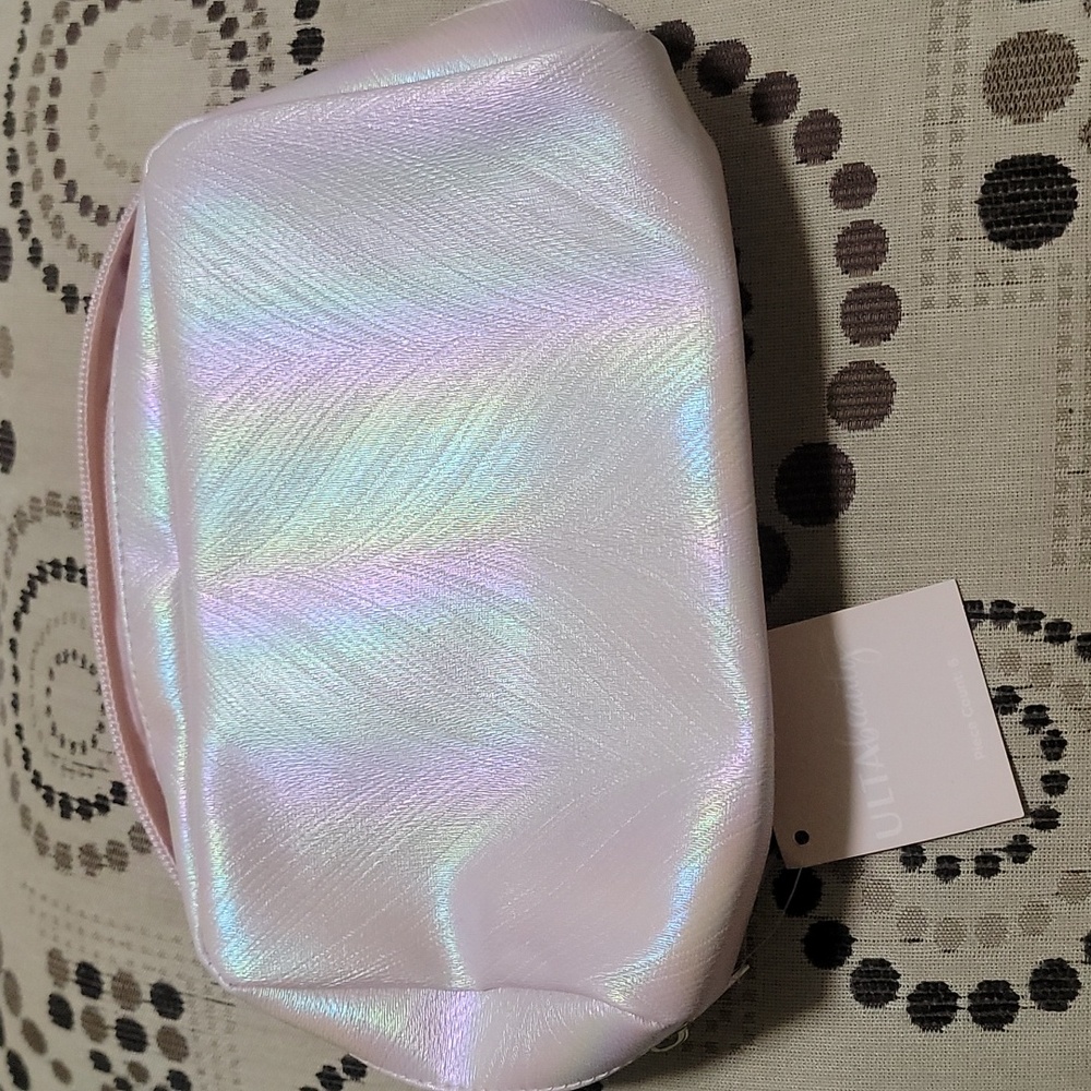 Ulta Beauty Multicolored Rainbow makeup bag cosmetic pouch